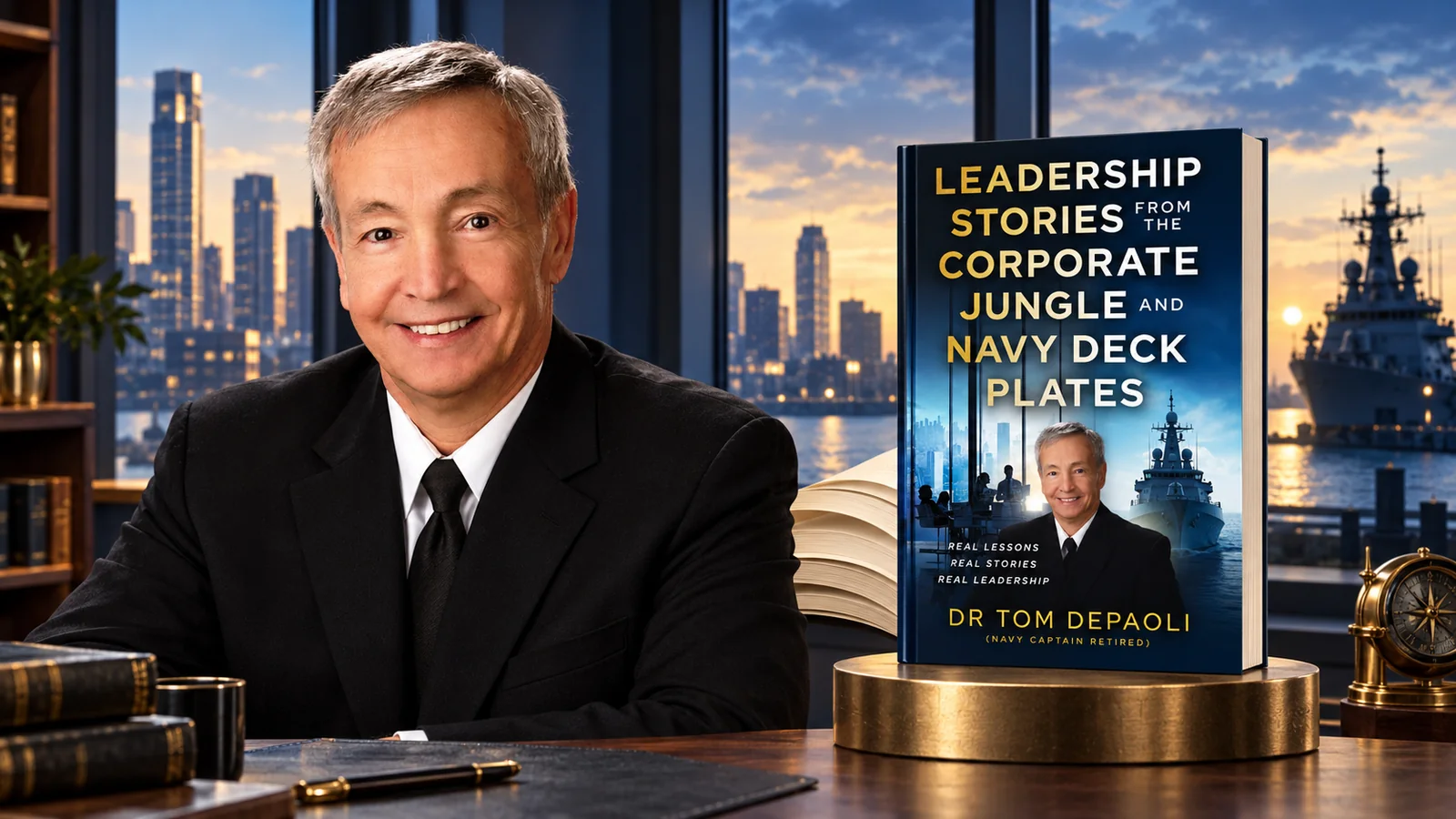 Leadership Stories from the Corporate Jungle and Navy Deck Plates presentation cover