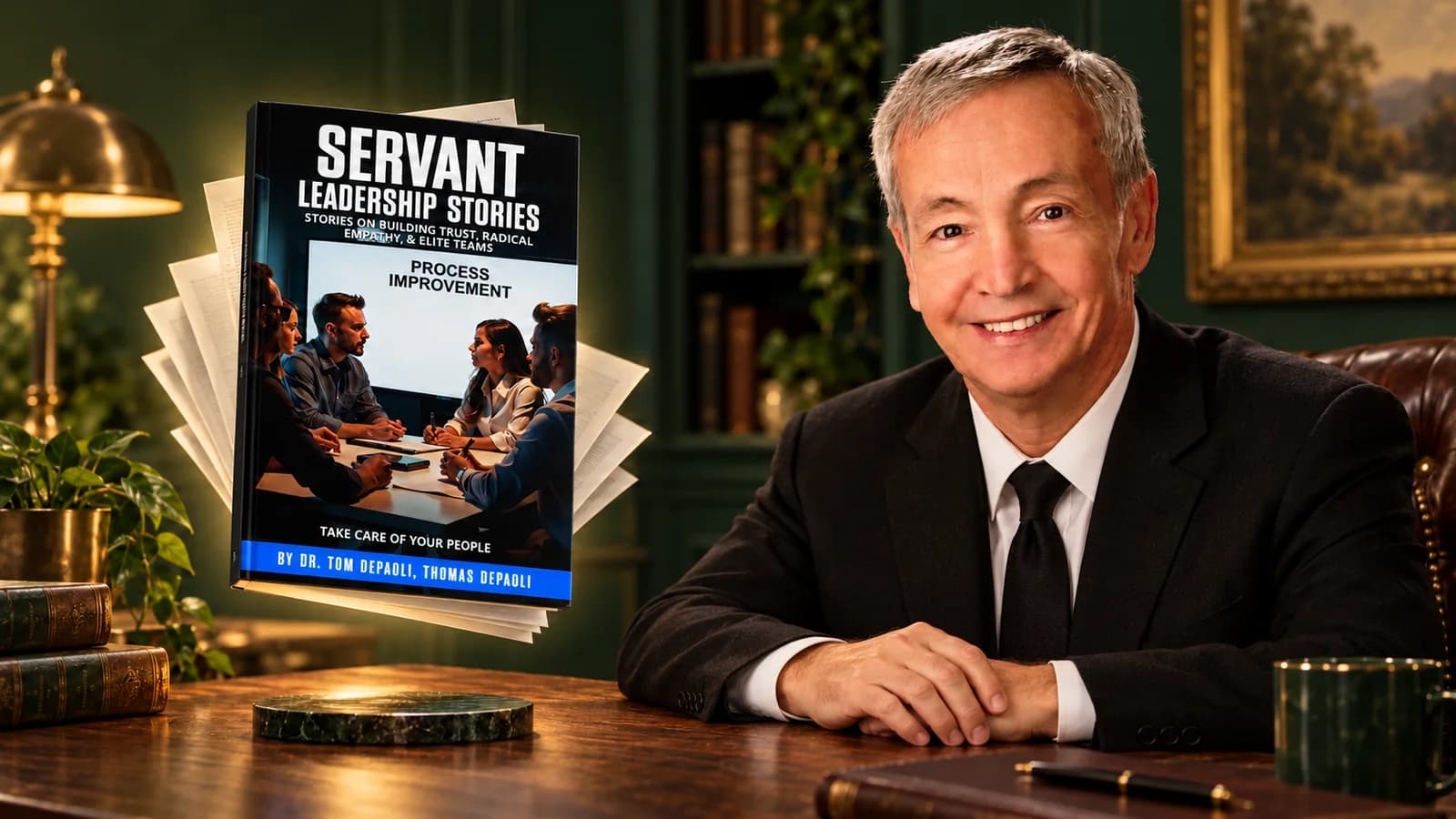 Servant Leadership Stories presentation cover